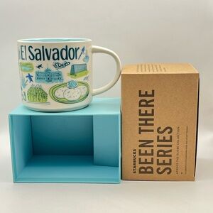 NWT Starbucks EL SALVADOR BEEN THERE SERIES Mug 14 oz Blue